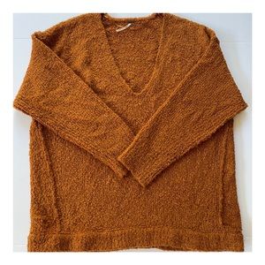 Free People Lofty Boucle Sweater Size Medium